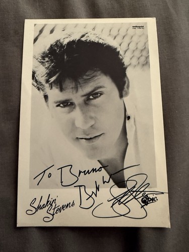 Shakin stevens signed - stevens, picture